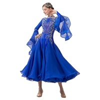 B-23181 personnalisé nouvelle robe de danse de salon standard international robes de danse de salon en soie perlée de haute qualité à vendre