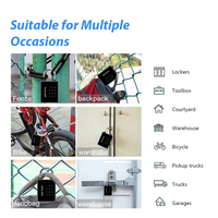 Eseye Tuya Smart Life, cadenas intelligent numérique étanche IP65, cadenas intelligent biométrique à empreintes digitales