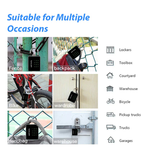 Eseye tuya cuộc sống thông minh IP65 không thấm nước thông minh kỹ thuật số báo động dấu vân tay Pad khóa/thông minh sinh trắc học vân tay ổ khóa - Product Image 4