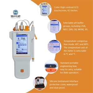 PH510T 휴대용 다중 파라미터 분석기 pH/<span class=keywords><strong>EC</strong></span>/ISE/DO/온도 (mV/ORP/pX/저항/TDS/Sal./채도) - Product Image 2