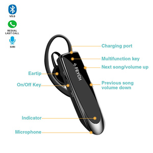 Eseed Best seller LC-B41 Business microfono mani libere orecchio gancio Mini auricolare singolo orecchio senza fili auricolare - Product Image 4