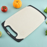 Planche à découper pour enfants PP+PTR 3 pièces, qualité alimentaire, résistante à la moisissure, épaisseur 0,4 cm, spécial fruits, avec emballage combiné
