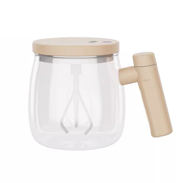 's Portable 400ml High Borosilicate Glass Electric Self-Stirring Mug New Generation Automatic Mixing Cup for Blenders