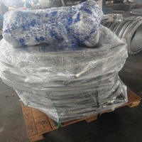 Joint d'expansion antistatique en acier inoxydable SS304 avec soufflet ondulé en PTFE, filetage NPT basse pression, résistant à la corrosion/chimique