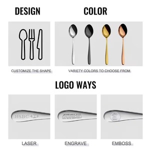 Set di Posate in Acciaio Inox con Motivo Martellato, per <span class=keywords><strong>Casa</strong></span>, Cucina, Matrimoni e Cene - Product Image 6