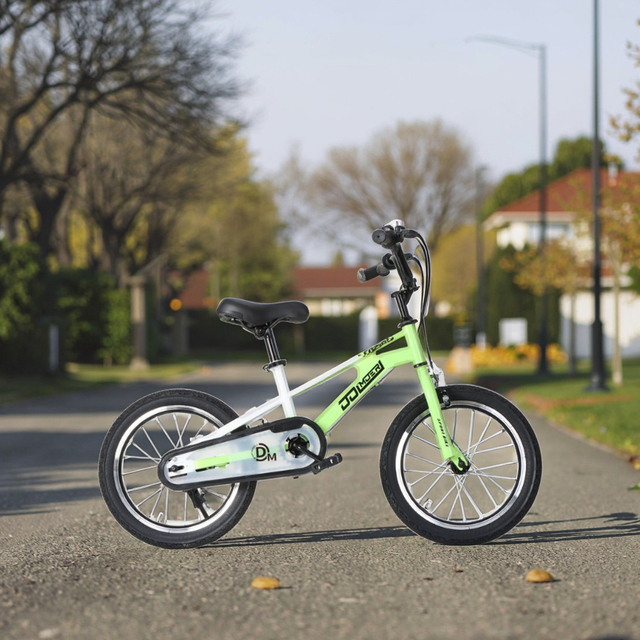 16-Inch Kids' Electric Balance Bike: New Model with 350W Motor for Boys Aged 3-8 Years; E-Power Toy Bicycle Featuring Steel Fork