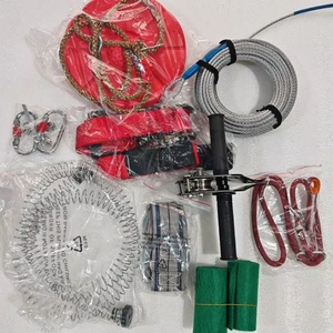 Kit de ligne pour enfants avec frein à ressort en acier inoxydable et chariot à siège avec poignée pour la cour - Product Image 6