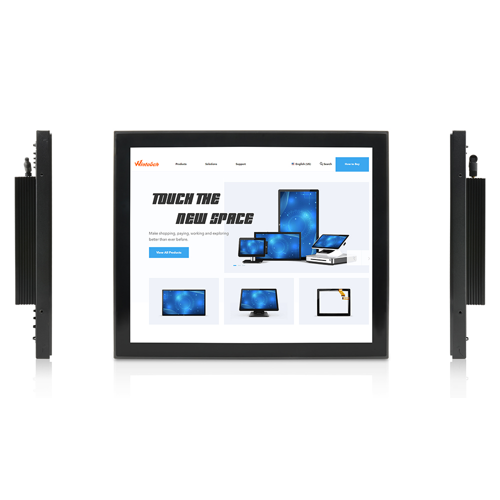 PLC hmi емкостный сенсорный экран все в одном ПК с 1280*1024 hd дисплей/17 дюймов с сенсорным экраном из серии все в одном