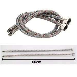 High Quality Aluminium Wire Braided Flexible Metal Hose For Kitchen Sink Faucet