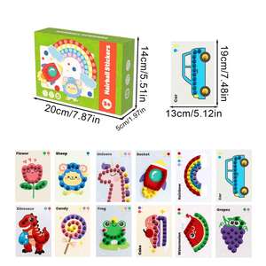 Jouets de peinture personnalisés en pompons pour enfants, kit interactif de boules moelleuses, artisanat de boules de poils pour garçons et filles - Product Image 6