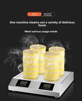 Cuiseur vapeur commercial rapide pour boulettes de soupe avec fonction de maintien au chaud et minuterie – Équipement de restauration pour la maison et les restaurants