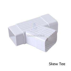 Nouveau design de système de toiture verte, raccord de tuyau <span class=keywords><strong>d</strong></span>'<span class=keywords><strong>eau</strong></span> en plastique, connecteur de descente <span class=keywords><strong>d</strong></span>'<span class=keywords><strong>eau</strong></span>, raccord en T oblique, sortie de gouttière, joint de gouttière - Product Image 3