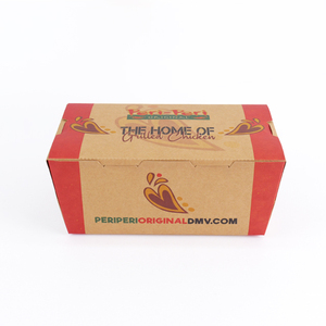 Kemasan Makanan Cepat Saji Ramah Lingkungan yang Dapat Didaur Ulang, Kotak <span class=keywords><strong>Burger</strong></span> Take Away dengan Laminasi Matt, Struktur Kuat, Warna Sesuai Pesanan untuk Sushi dan Kentang Goreng - Product Image 2