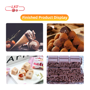 Lst 100 kg/giờ nóng bán PLC thành phần điều kiện Mới Thanh Sô cô la máy làm cho dây chuyền sản xuất với các loại hạt và trái cây - Product Image 6