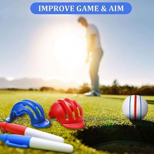 Herramienta de Alineación de Pelotas de Golf de Plástico Resistente Personalizada - Bolígrafo y Marcadores Impermeables para un Putt Preciso - Regalo de Golf Personalizado - Product Image 4