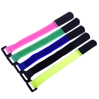Sangle à boucle élastique personnalisée imprimée avec logo, écologique, douce, réutilisable, 100 % nylon, auto-adhésive, à double face, thermocollante