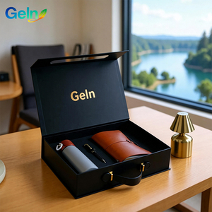 Caja de Regalo de Lujo Personalizada en Forma de Libro con Asa y Cierre Magnético |   Empaque Premium para Regalos Corporativos y Sets Empresariales - Product Image 1