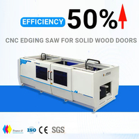 Router CNC Automático de Cuatro Lados de Alta Resistencia, Motor de 30kW, Estructura Totalmente de Acero, PLC ATC, Máquina de Producción de Paneles de Madera, Puertas y Muebles