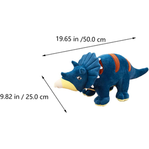 Réaliste debout féroce dinosaure enfants jouant Animal <span class=keywords><strong>Dino</strong></span> jouets en peluche cadeaux d'anniversaire 19.7 pouces bleu vendre dinosaure jouet - Product Image 3