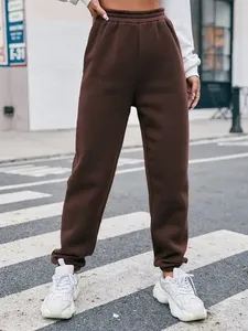 Wholesale Sweatpants Women Jogger Pants Custom Cotton <b>Trouser</b> Women <b>Elastic</b> <b>Waist</b> Solid Sweatpants - Product Image 3