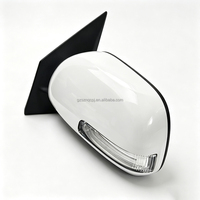 Espejo Lateral Plegable Eléctrico de 7 Pines para Toyota RAV4 2008-2013, Espejo Retrovisor Ajustable con Luz Indicadora de Señal de Giro