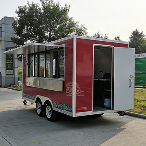 OEM Mobile Bar Ice Coffee Crepe Hot Dog <b>Candy</b> Trailer Food Truck For Sale Remolque De Comida - Product Image 4
