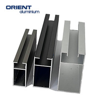 Cadres en aluminium d'Amérique du Sud pour portes et fenêtres Cadre en aluminium pour fenêtre à persiennes Profilés en aluminium