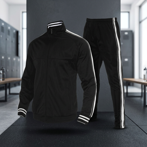 Survêtements d'hiver pour hommes, coupe ajustée, en polyester/coton, séchage rapide, poids lourd - Product Image 3