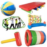 Dragon Race Team Building Gonflable Dragon Boat Tube Gonflable Caterpillar Toys Interactive Sport Game pour Enfants et Adultes