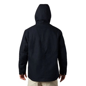 Softshell <b>Men's</b> Blue Gray Fleece <b>Jacket</b> <b>Half</b>-<b>Zip</b> Windproof Breathable Sporty Regular Fit Polyester Winter Outdoor Hooded - Product Image 4