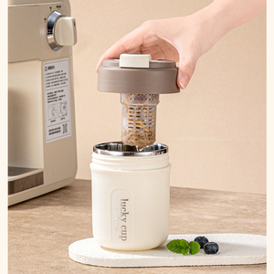 Taza de <span class=keywords><strong>Desayuno</strong></span> de Acero Inoxidable 304 para Mantener la Comida Caliente - Apta para Niños y Trabajadores de Oficina - con Tapa - Product Image 6