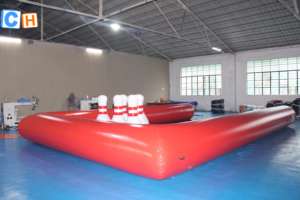<span class=keywords><strong>Salle</strong></span> <span class=keywords><strong>de</strong></span> <span class=keywords><strong>jeux</strong></span> <span class=keywords><strong>de</strong></span> <span class=keywords><strong>bowling</strong></span> gonflable à l'intérieur et à l'extérieur <span class=keywords><strong>de</strong></span> l'équipement d'amusement jeu interactif multijoueur - Product Image 4