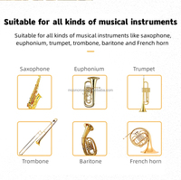 Micro sans fil UHF Microphone sans fil monté sur la tête Microphone sans fil pour saxophone trompette Tous les instruments de musique