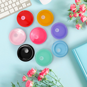 Rts chúng tôi 40 cái/CTN màu thay thế nắp nhựa cho 16oz Glass rõ ràng Frosted ly thủy tinh có thể Tumbler Mugs Flask - Product Image 3