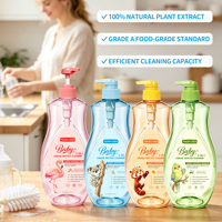 Nettoyant liquide en gros pour enfants – Élimine les taches de lait, fruits, légumes, vaisselle et jouets – Nettoyage en profondeur et protection douce des mains