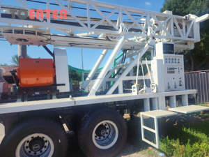 Son teknoloji fabrika doğrudan 800m 1000m 1200m 1500M matkap su yağ keşfetmek için kamyon monte sondaj kulesi çin'de - Product Image 3