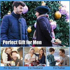 Mini afeitadora de cabeza calva para hombres en seco y húmedo 7 en 1 afeitadora recargable rotativa impermeable eléctrica inalámbrica profesional - Product Image 6