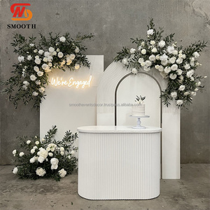 SMOOTH Wedding Stage Background <b>Frame</b> Event Display Acrylic Pvc <b>Backdrop</b> Stand Background Decoration for Wedding - Product Image 4