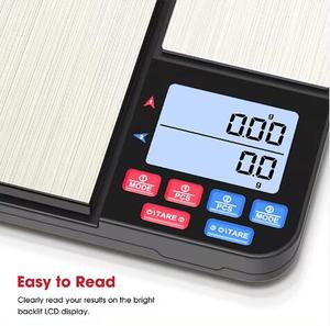 Đồ trang sức & Quy mô nhà bếp 2 trong 1 0.001g nền tảng kép gram và oz cho trọng lượng Nướng Nấu ăn cân nặng - Product Image 4