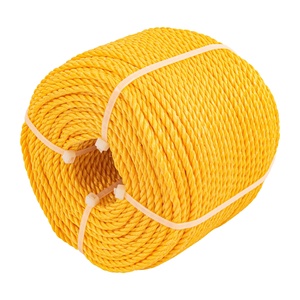 Fiero CUE-041M 4mm corda intrecciata gialla ad alta resistenza in fibra di Sisal di canapa su rotolo 119m morbido Manila attorcigliato arrotolato - Product Image 2