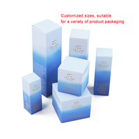 Boîtes de rangement pliantes réutilisables pour cadeau de soin de la peau Abonnement cosmétique de beauté Bouteille de parfum Huile essentielle Éponge à gaufrer