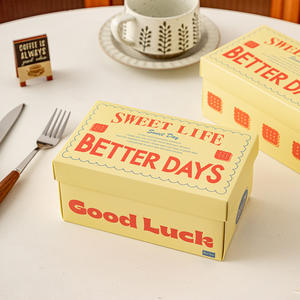 กล่องคุกกี้ช็อกโกแลตขนมหวานแ<span class=keywords><strong>บ</strong></span><span class=keywords><strong>บ</strong></span>พั<span class=keywords><strong>บ</strong></span>ได้ รูปทรงสี่เหลี่ยมผืนผ้า เคลือบด้าน  ย่อยสลายได้  พร้อมโลโก้สั่ง<span class=keywords><strong>ทำ</strong></span> - Product Image 4