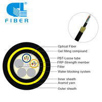 Câble Fibre Optique GL ADSS 12/12F Aérien 128 Fibres 1,8 mm – Prix du Câblage Fibre Optique