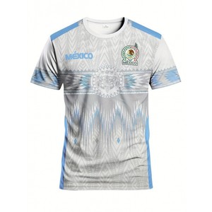 Mexico Football Jersey 2026 Men's Short Sleeve Crew Neck Sublimated <b>Polyester</b> Breathable Sports Training <b>Shirt</b> - Product Image 4