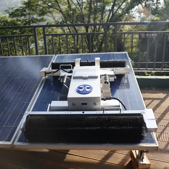 High efficiency the only one with fully automatic technology solar cleaning equipment