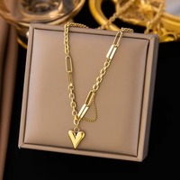 Collier pour femme transfrontalier, inaltérable, élégant, luxe léger, exquis, bijou de chaîne de clavicule de niche, haut de gamme