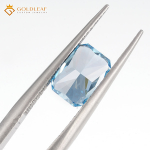 Diamante de Corte Radiante de 1.19ct, Color Azul Intenso, VS1, Cultivado en Laboratorio, con Certificado IGI, Procedente de Guangxi, para Joyería - Product Image 2