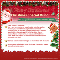 Descuento Especial de Navidad: Impresora 3D de Resina LCD de Alta Precisión VNICI02 Edición Navidad Roja para Uso Doméstico y Comercial