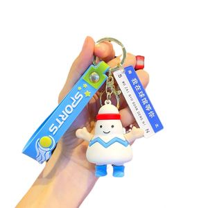 <b>Custom</b> PVC Keychain Wholesale - Sport Ball Design Car <b>Keys</b> Pendant for Men Women, Cute Cartoon Bag Charm Accessories - Product Image 1