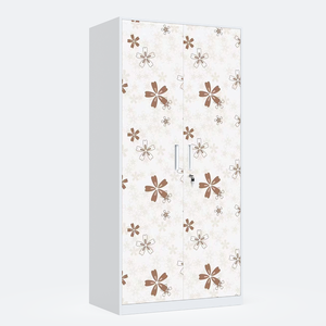 Armoire en acier à portes battantes imprimées pour la maison, vente en gros - Product Image 1